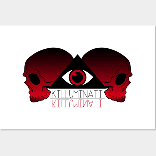 Killuminati Skulls Posters and Art